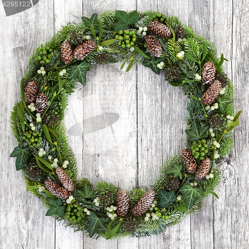 Image of Winter Greenery Wreath