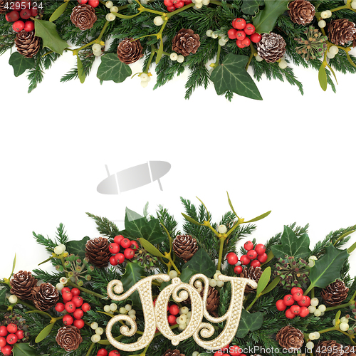 Image of Christmas Background Border