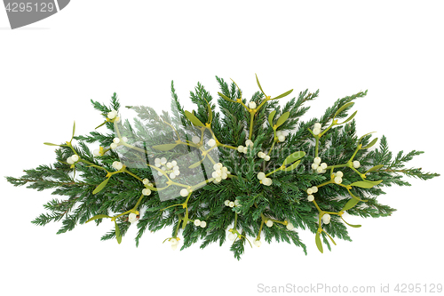 Image of Mistletoe and Juniper Fir Decoration