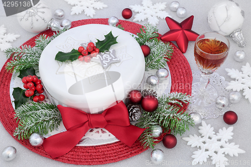 Image of Iced Christmas Cake