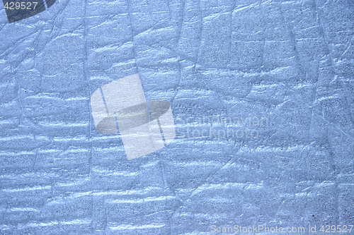 Image of blue foam background