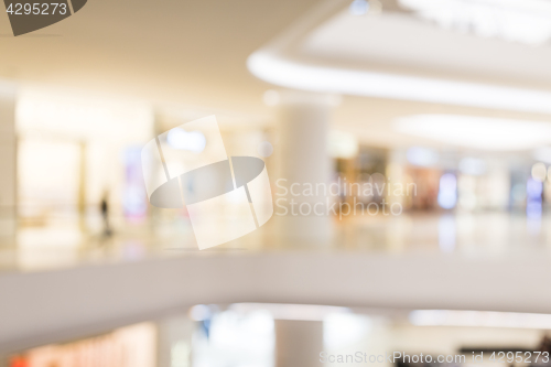 Image of Blur view of shopping mall