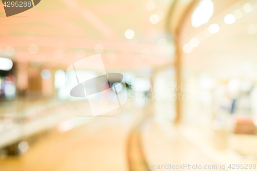 Image of Blur view of shopping center