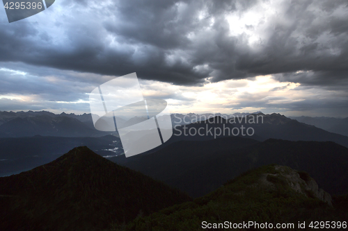 Image of View from top of Herzogstand, Bavaria, Germany