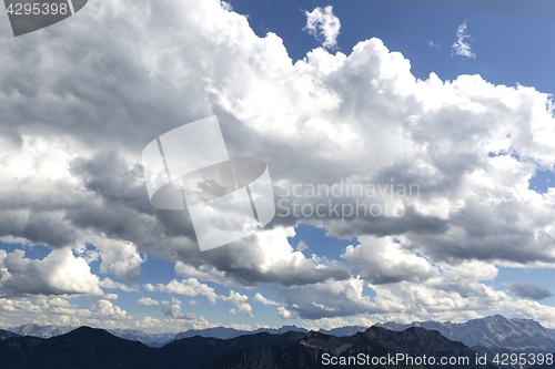Image of Panorama view of Bavarian Alps, Germany