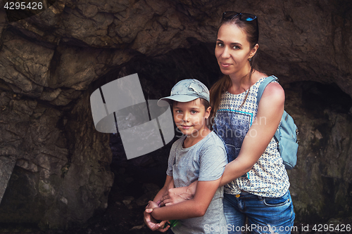 Image of at the Altai caves