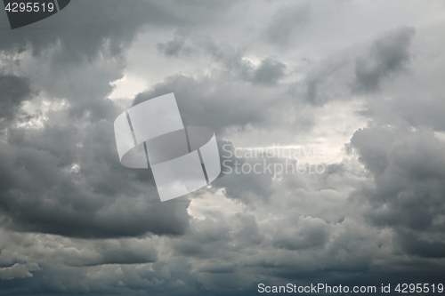 Image of Stormy clouds in the sky