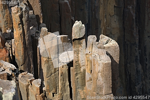 Image of Rugged coastline cliffs