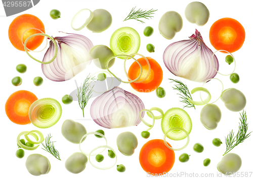 Image of Composition of various vegetables