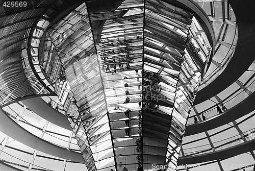 Image of Reichstag dome inside