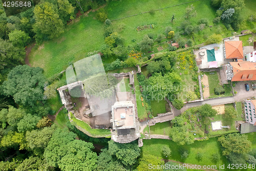 Image of the historical castle Zavelstein in Germany