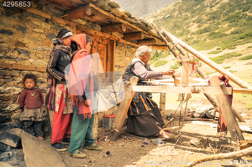 Image of Working woman in Nepal