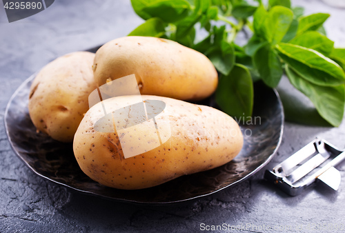 Image of raw potato