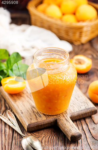 Image of fresh apricot jam