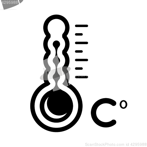 Image of Thermometer vector illustration
