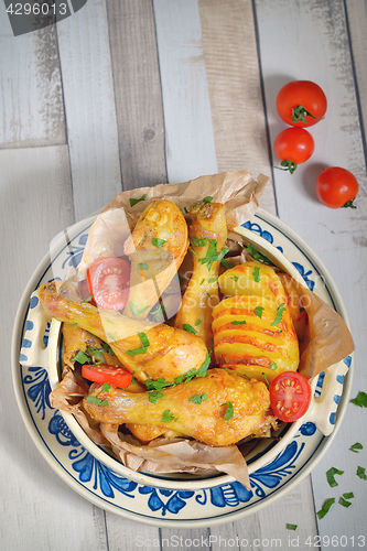Image of Roasted chicken legs 