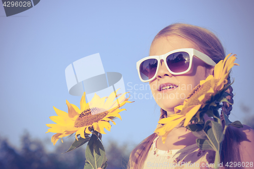 Image of portrait of a beautiful young girl