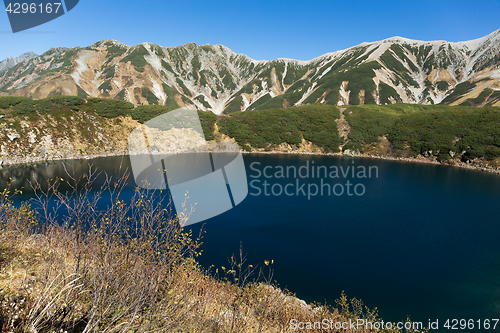 Image of Beautiful landscape in Tateyama Alpine Route 