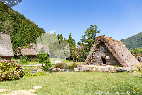 Image of Traditional Japanese Shirakawago village 