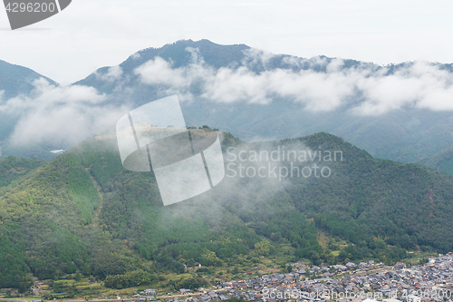 Image of Sea of cloud and Takeda Castle in Japan