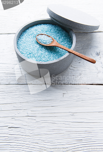 Image of Salt for bath in jar