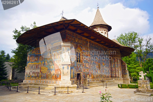 Image of Mural frescoes of Voronet Monastery