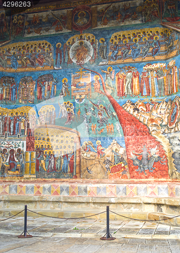 Image of Last Judgement scene, mural fresco