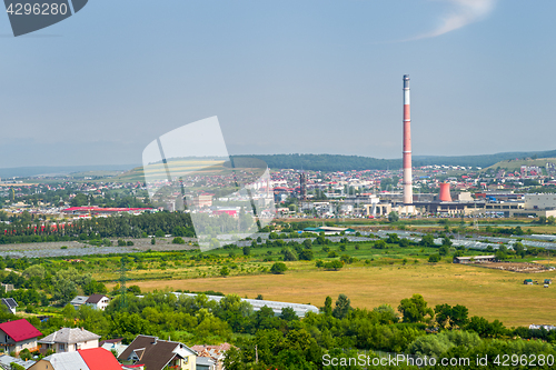 Image of Industrial area of Suceava city
