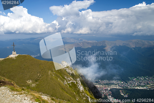 Image of Mountain resort from the top