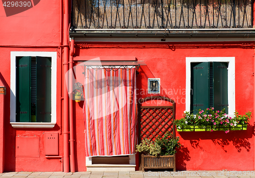 Image of Red house on Burano