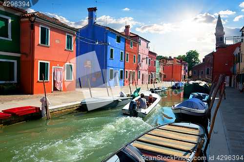 Image of Canal on island of Burano