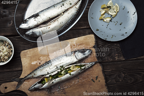 Image of Fish food preparation