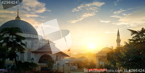 Image of Mosque at sunset