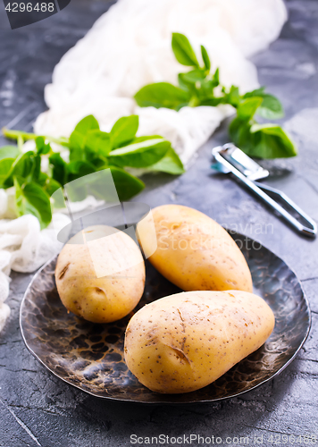 Image of raw potato