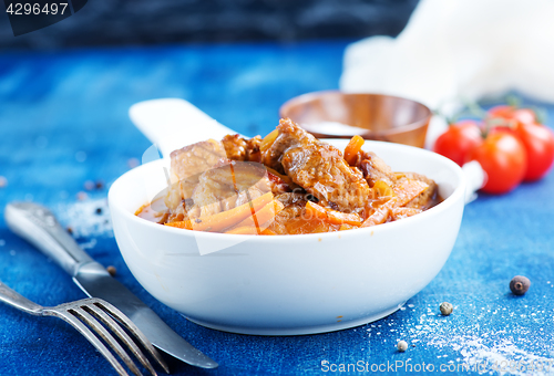 Image of meat stew