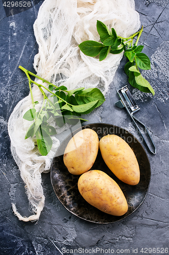 Image of raw potato