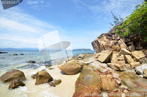 Image of Beautiful sea view at Sabah island