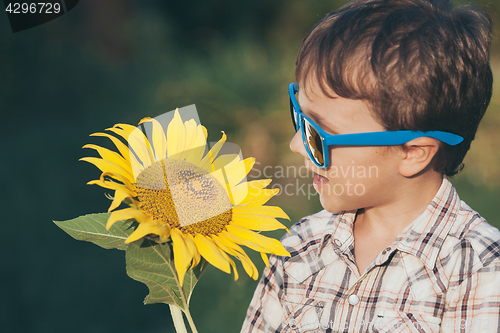 Image of portrait of a beautiful young boy