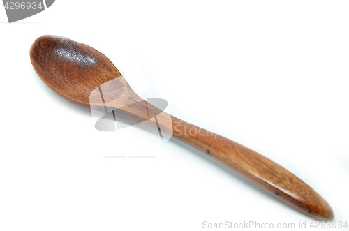 Image of Wooden spoon isolated