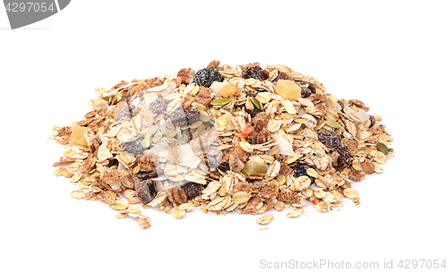 Image of Muesli - cereal flakes with seeds, mixed fruit and nuts