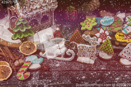 Image of Gingerbreads for new years and christmas