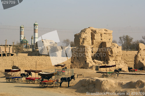 Image of Donkeys in Gaochang