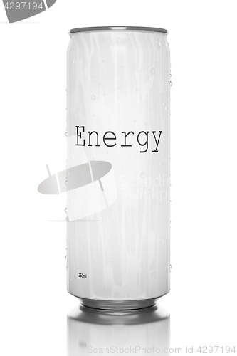 Image of white energy drink