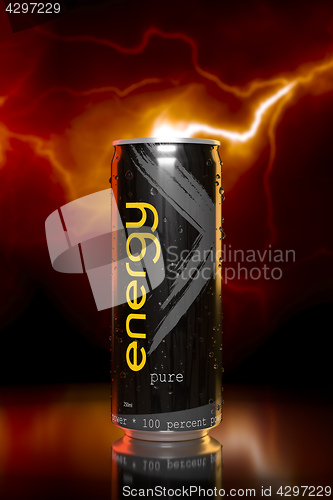 Image of typical energy drink