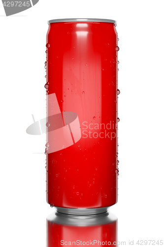 Image of typical red energy drink tin