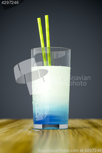 Image of strange blue drink