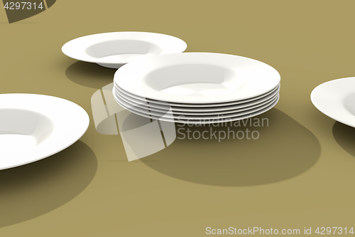 Image of some plates on the table