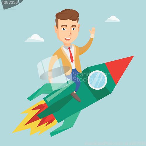 Image of Business start up vector illustration.