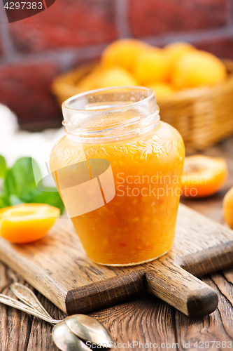 Image of fresh apricot jam