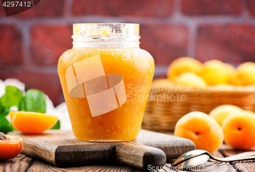 Image of fresh apricot jam